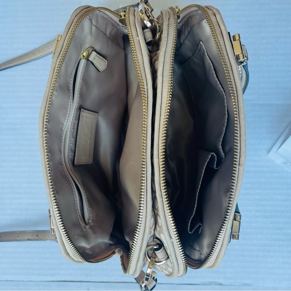 Coach Madison Georgie OP Art Convertible Satchel - Picture 9 of 12